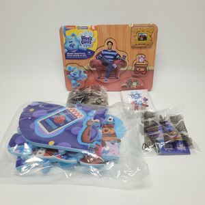 Nickelodeon Blues Clues & You 5 Game, Cards, Domino's & Wooden Puzzle Set.